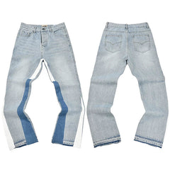 Gallery Dept. Distressed Heavy Paint Splatter Washed Black Denim Jeans