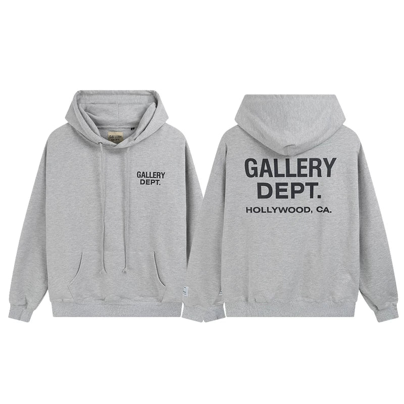 Gallery Dept Hollywood CA Grey Hoodie