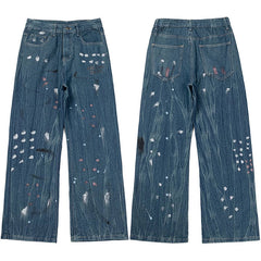 Gallery Dept. Painted & Distressed Relaxed Denim Jeans