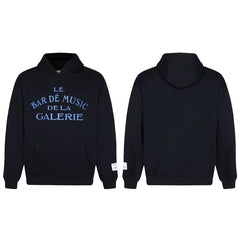 Gallery Dept. Blue Text Hoodie