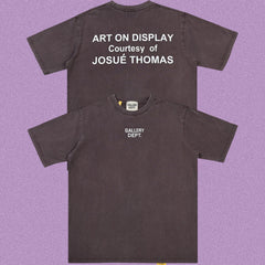 Gallery Dept. Art On Display Short Sleeve T-Shirt - Dark Charcoal