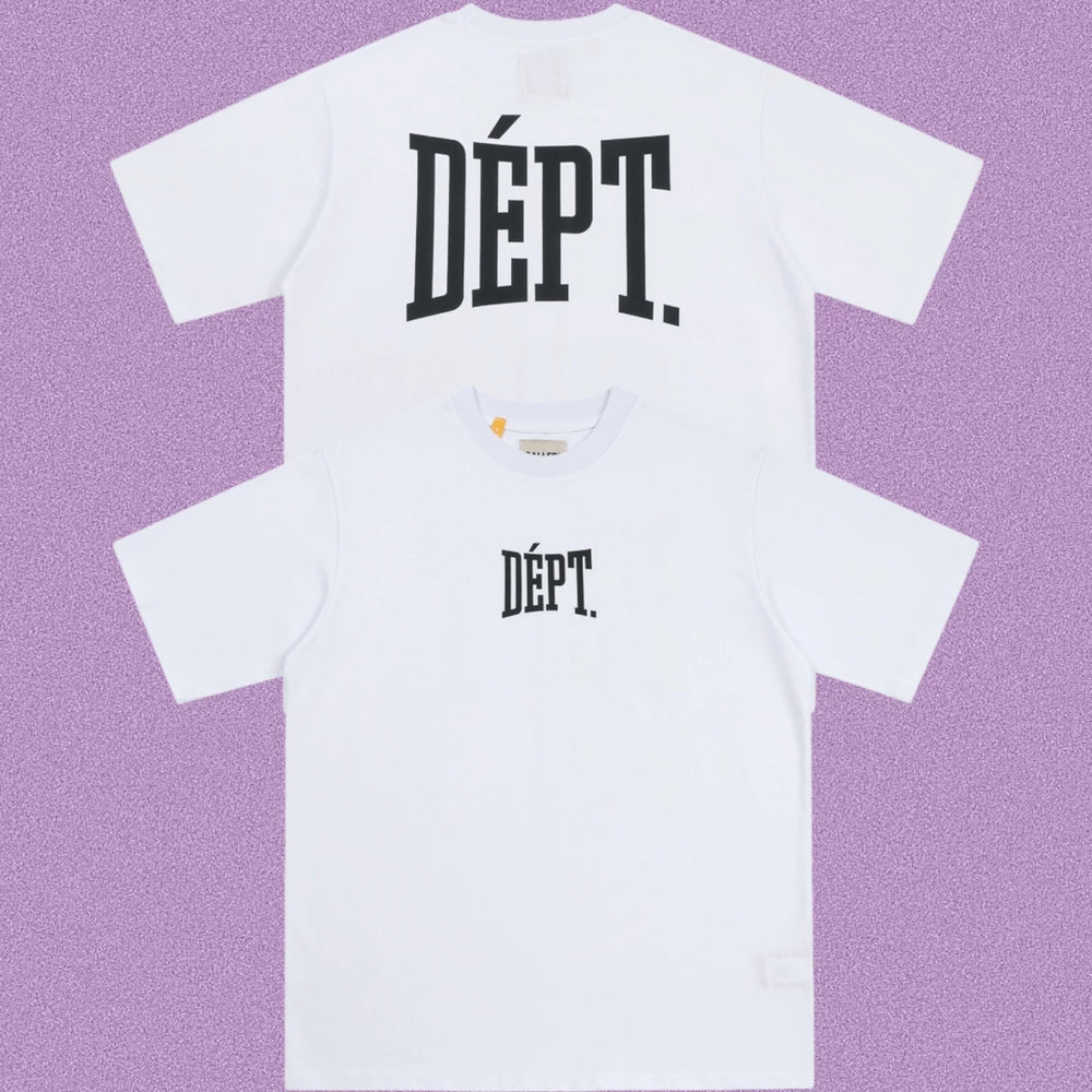 Gallery Dept. Arch Logo Short Sleeve T-Shirt - White/Black