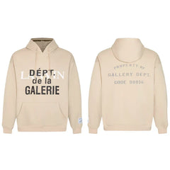 Gallery Dept x Lanvin Beige Hoodie