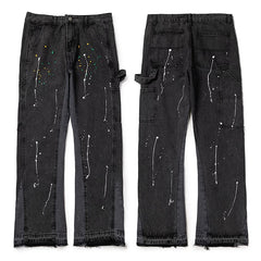 Gallery Dept. Paint Splatter Vintage Blue Denim Jeans