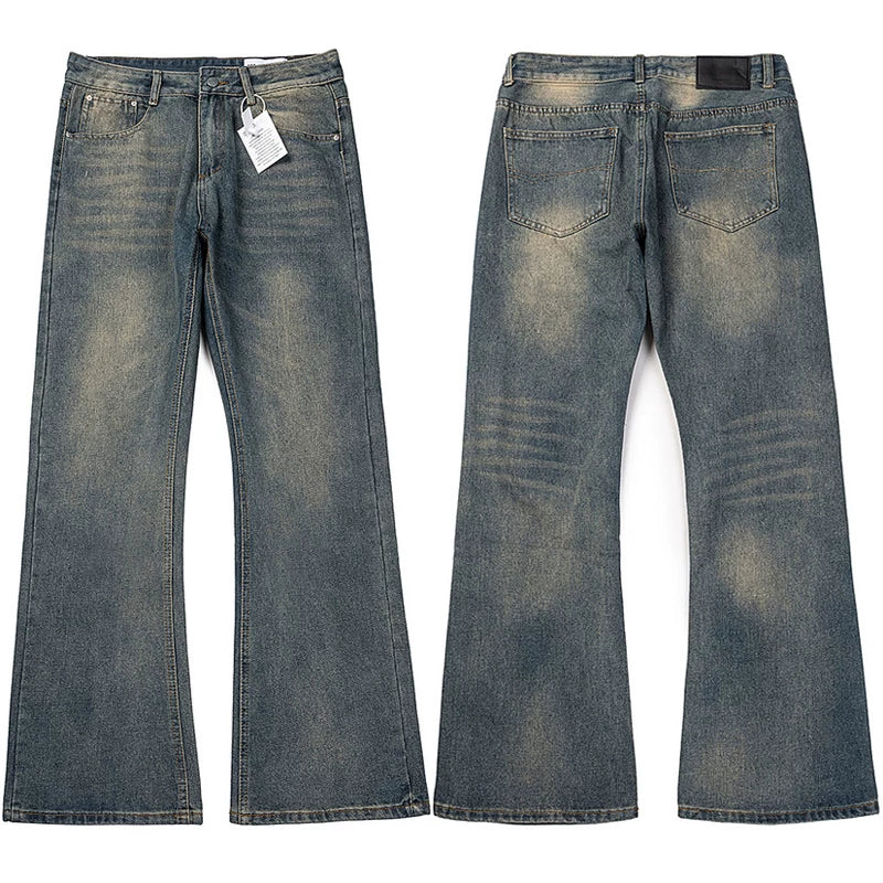 Gallery Dept. Multi-Color Paint Splatter Distressed Denim Jeans