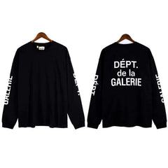 Gallery Dept. Sleeve Print DÉPT. de la GALERIE Long Sleeve T-Shirt - Black/White