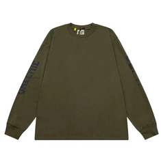 Gallery Dept. Sleeve Logo Graphic Long Sleeve T-Shirt - Army Green