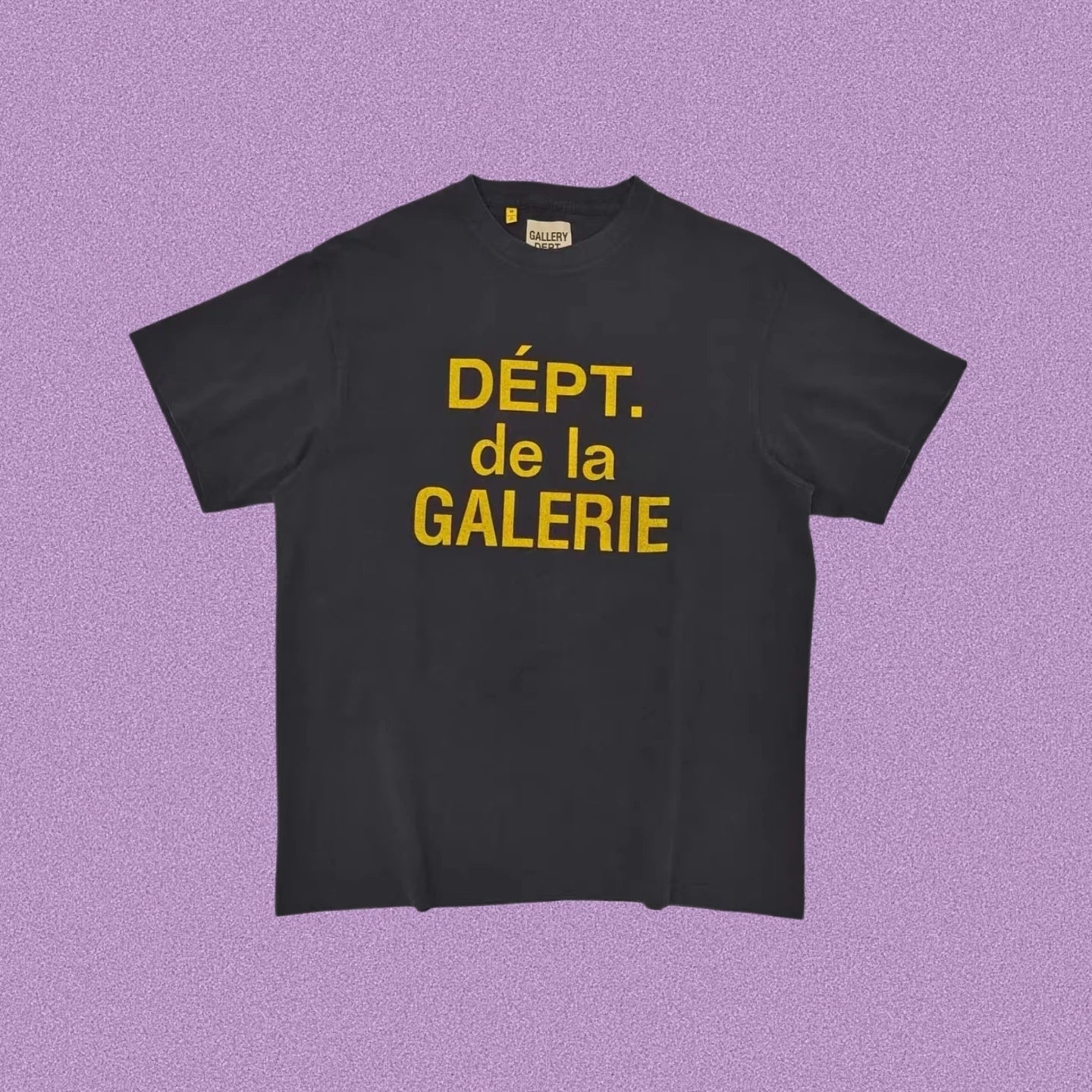 Gallery Dept. DÉPT. de la GALERIE Short Sleeve T-Shirt - Black/Yellow