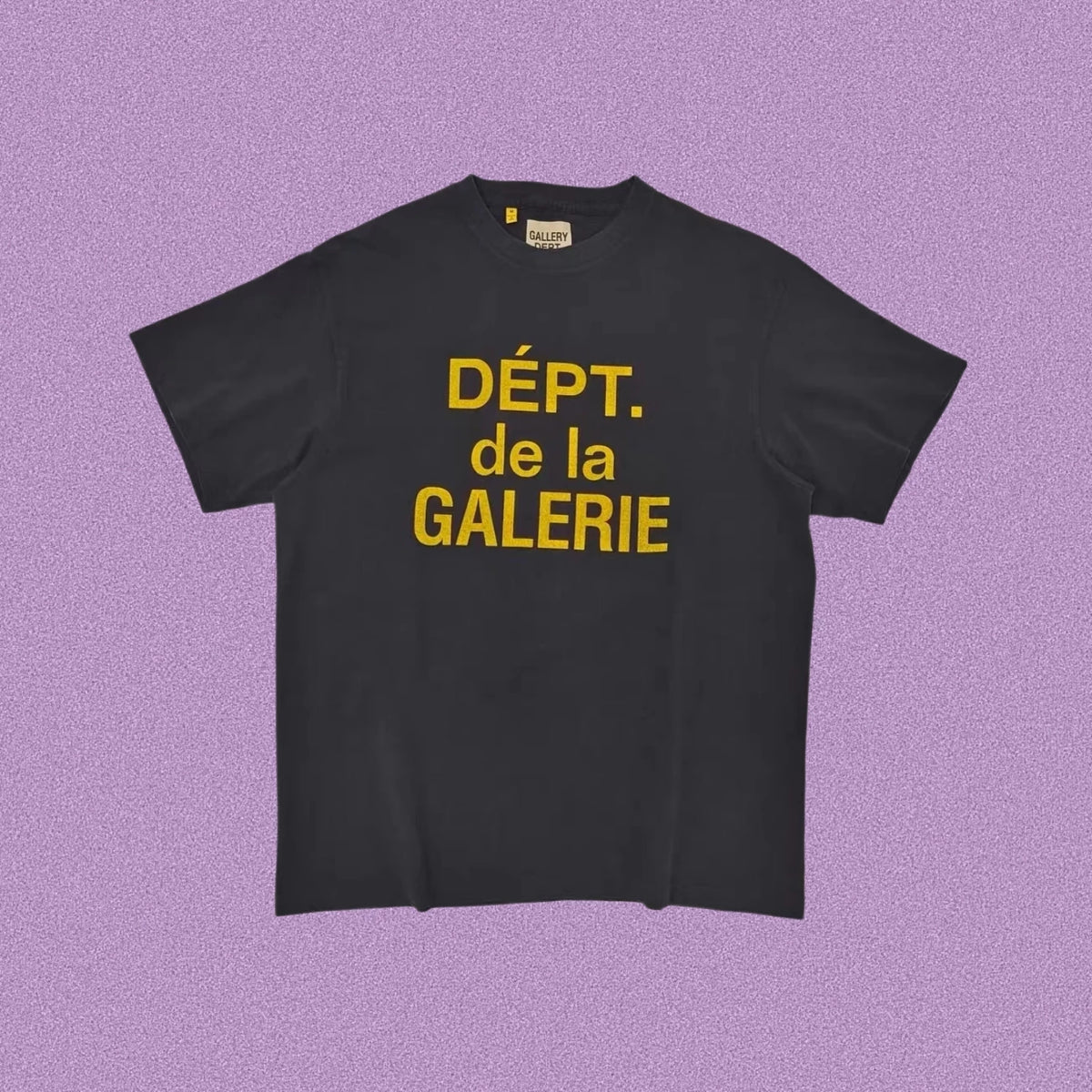 Gallery Dept. DÉPT. de la GALERIE Short Sleeve T-Shirt - Black/Yellow