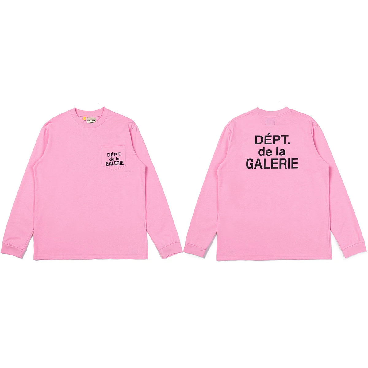 Gallery Dept. Pocket DÉPT. de la GALERIE Long Sleeve T-Shirt - Pink