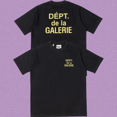 Gallery Dept. DÉPT. de la GALERIE Short Sleeve T-Shirt - Black/Yellow