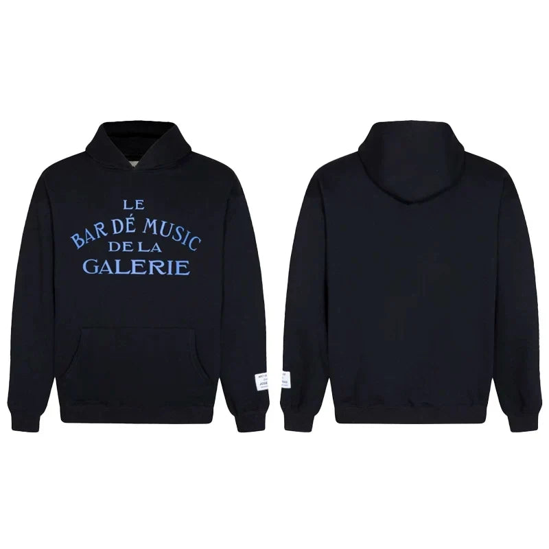 Gallery Dept. Blue Text Hoodie