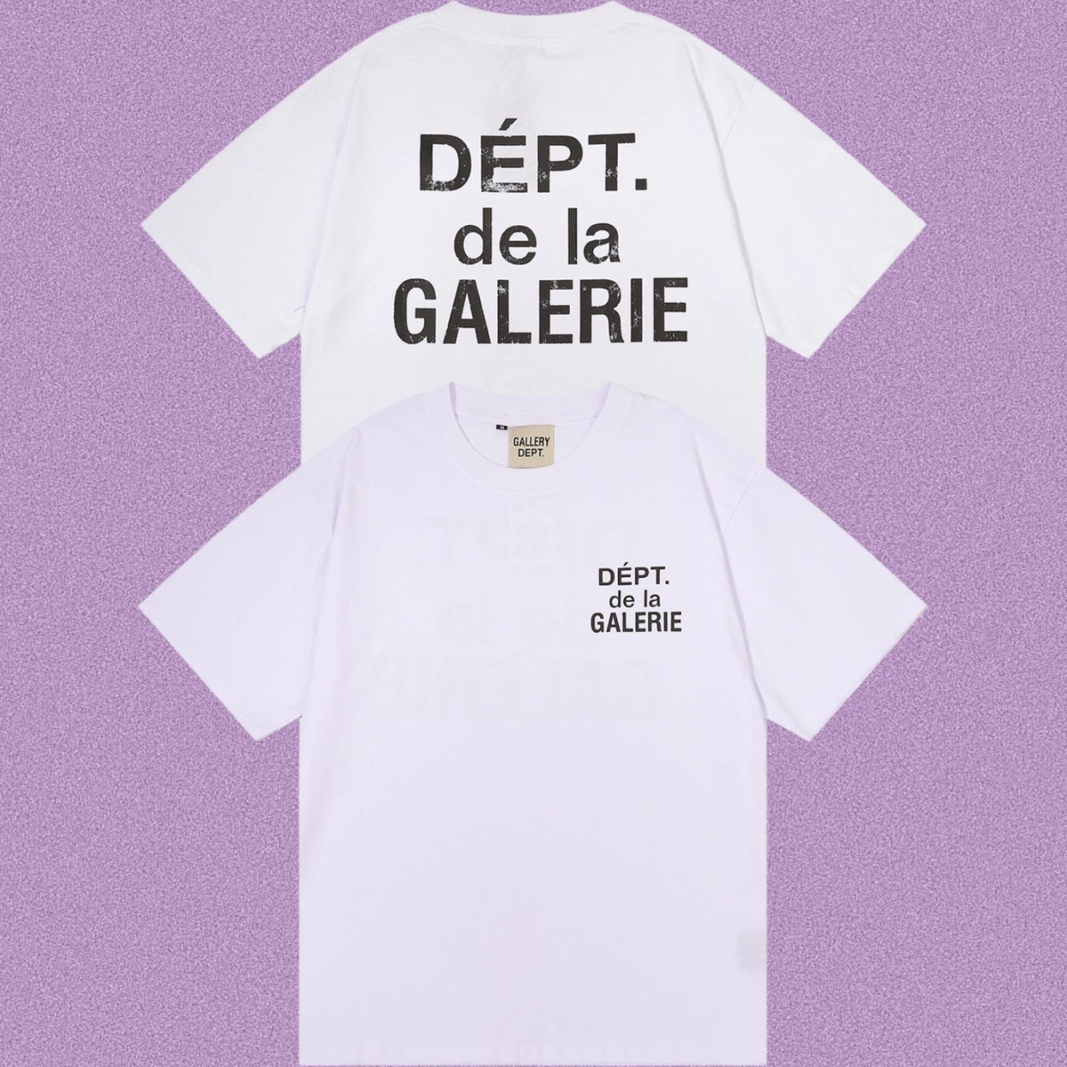 Gallery Dept. DÉPT. de la GALERIE Short Sleeve T-Shirt - White/Black