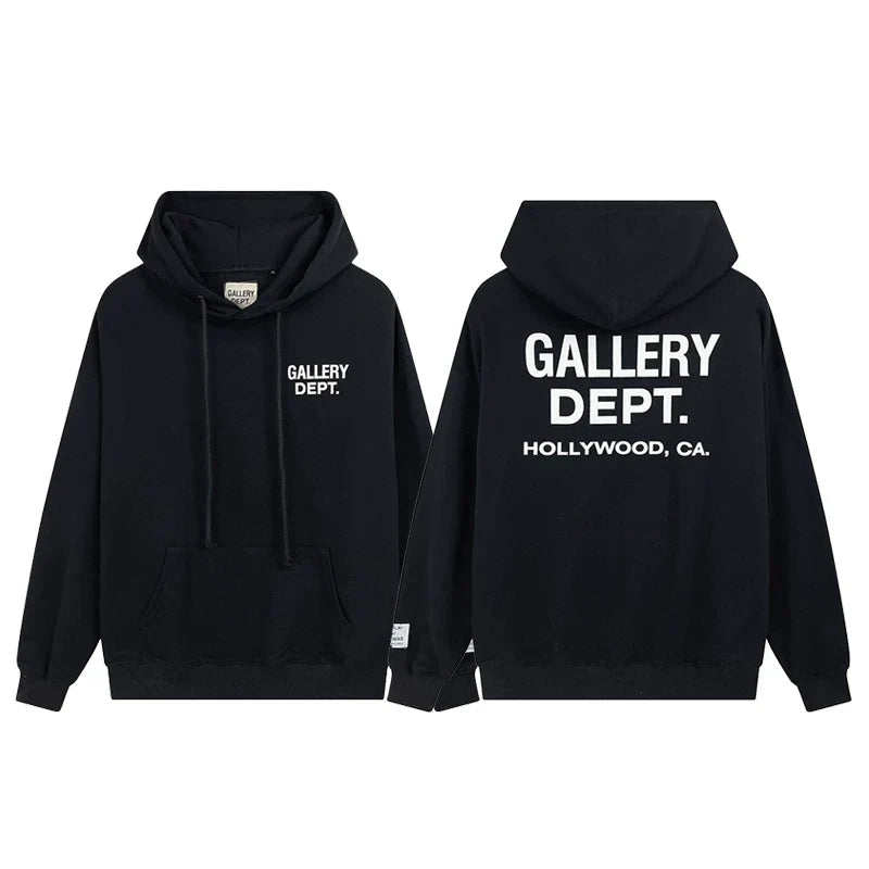 Gallery Dept Hollywood CA Black Hoodie