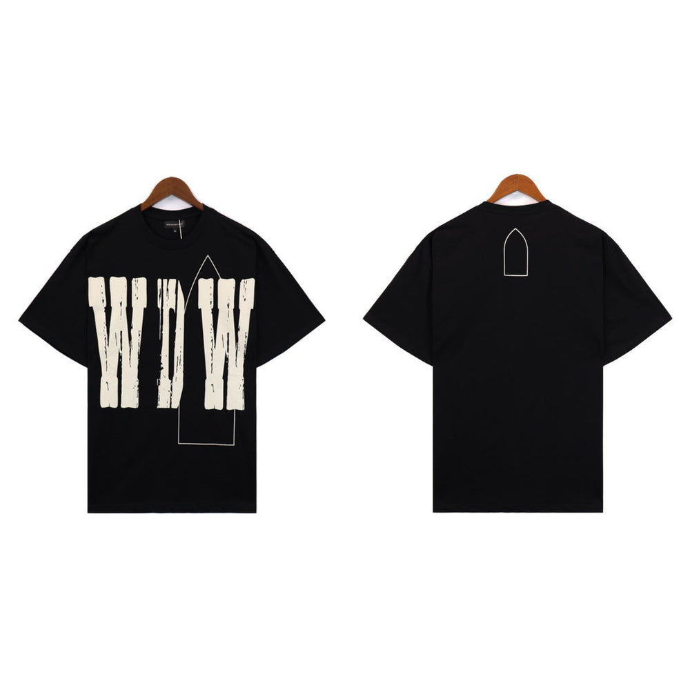 Who Decides War Giant WDW Logo Graphic T-Shirt - Black