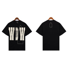 Who Decides War Giant WDW Logo Graphic T-Shirt - Black