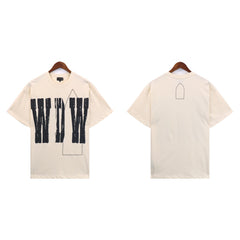 Who Decides War Giant WDW Logo Graphic T-Shirt - Off-White
