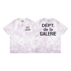 Gallery Dept. Tie-Dye DÉPT. de la GALERIE Short Sleeve T-Shirt - Light Purple