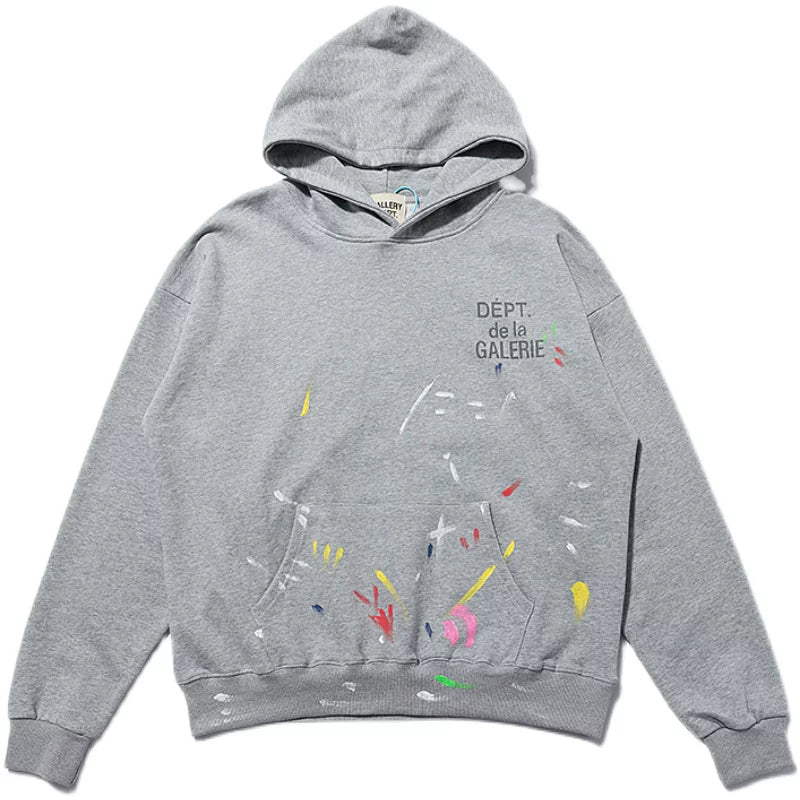 Gallery Dept. Paint Splatter Logo Hoodie