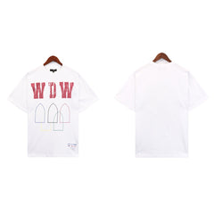 Who Decides War WDW Lettering & Arch Graphic T-Shirt - White