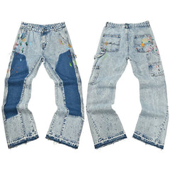 Gallery Dept. Distressed & Paint Splatter Denim Jeans Collection