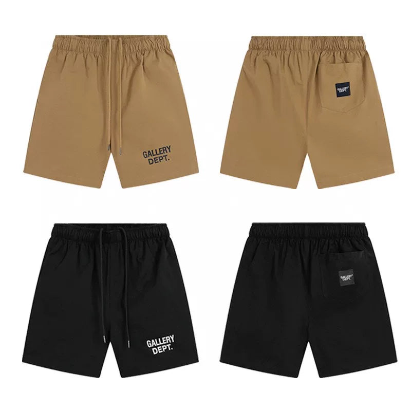 Gallery Dept. Minimalist Logo Drawstring Casual Shorts