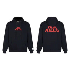 Gallery Dept. "Art That Kills" Hoodie – Red Graphic Print, Oversized Fit