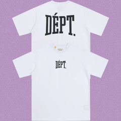 Gallery Dept. Arch Logo Short Sleeve T-Shirt - White/Black