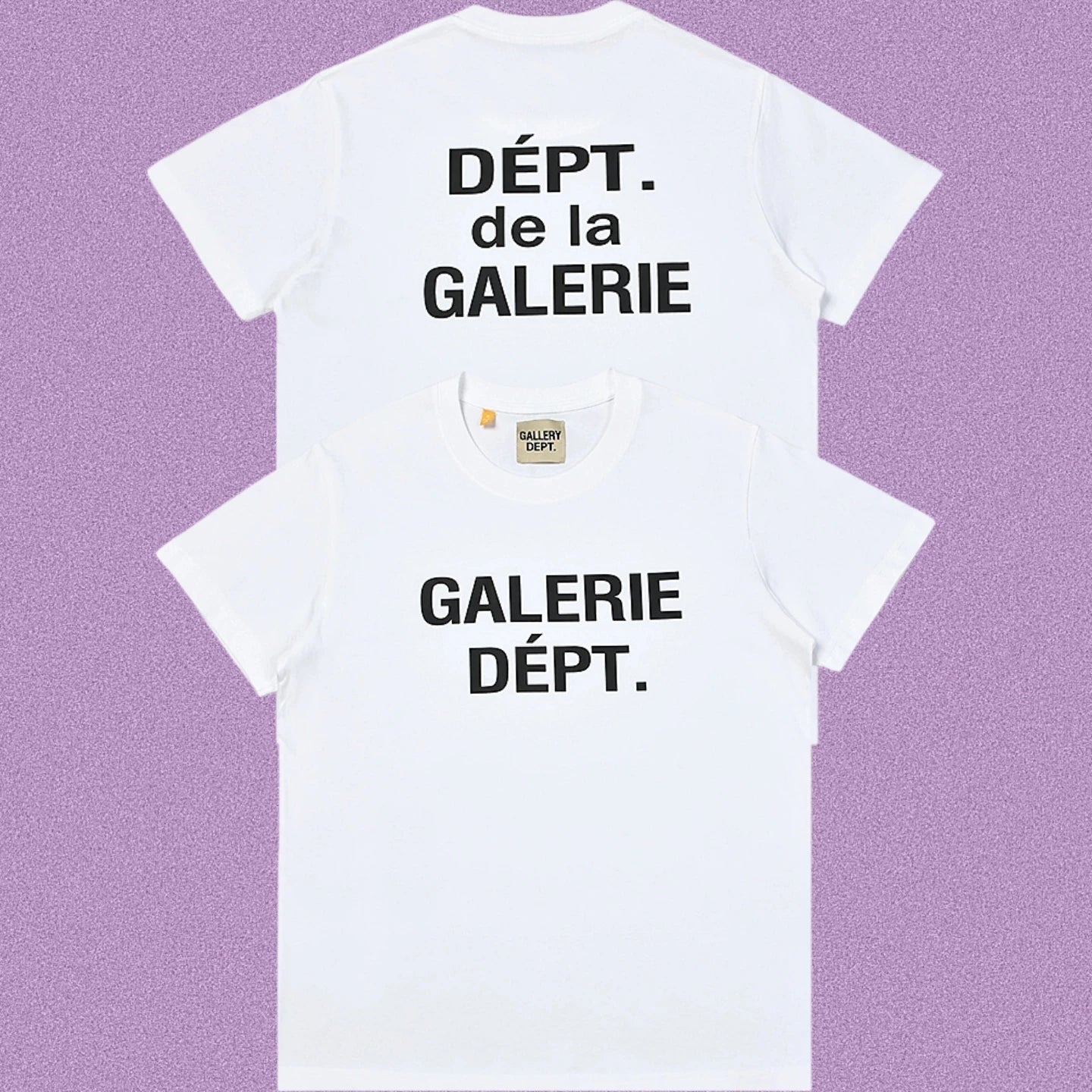 Gallery Dept. Galerie Dépt. Short Sleeve T-Shirt - White/Black