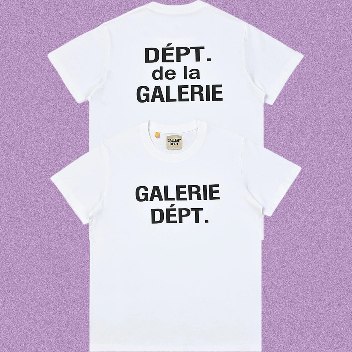 Gallery Dept. Galerie Dépt. Short Sleeve T-Shirt - White/Black