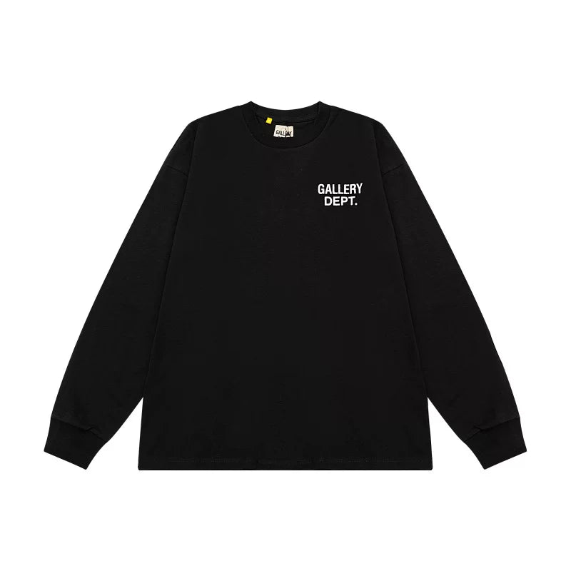 Gallery Dept. Minimalist Logo Long Sleeve T-Shirt - Black