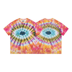 Gallery Dept. Rainbow Spiral Tie-Dye Short Sleeve T-Shirt - Multi
