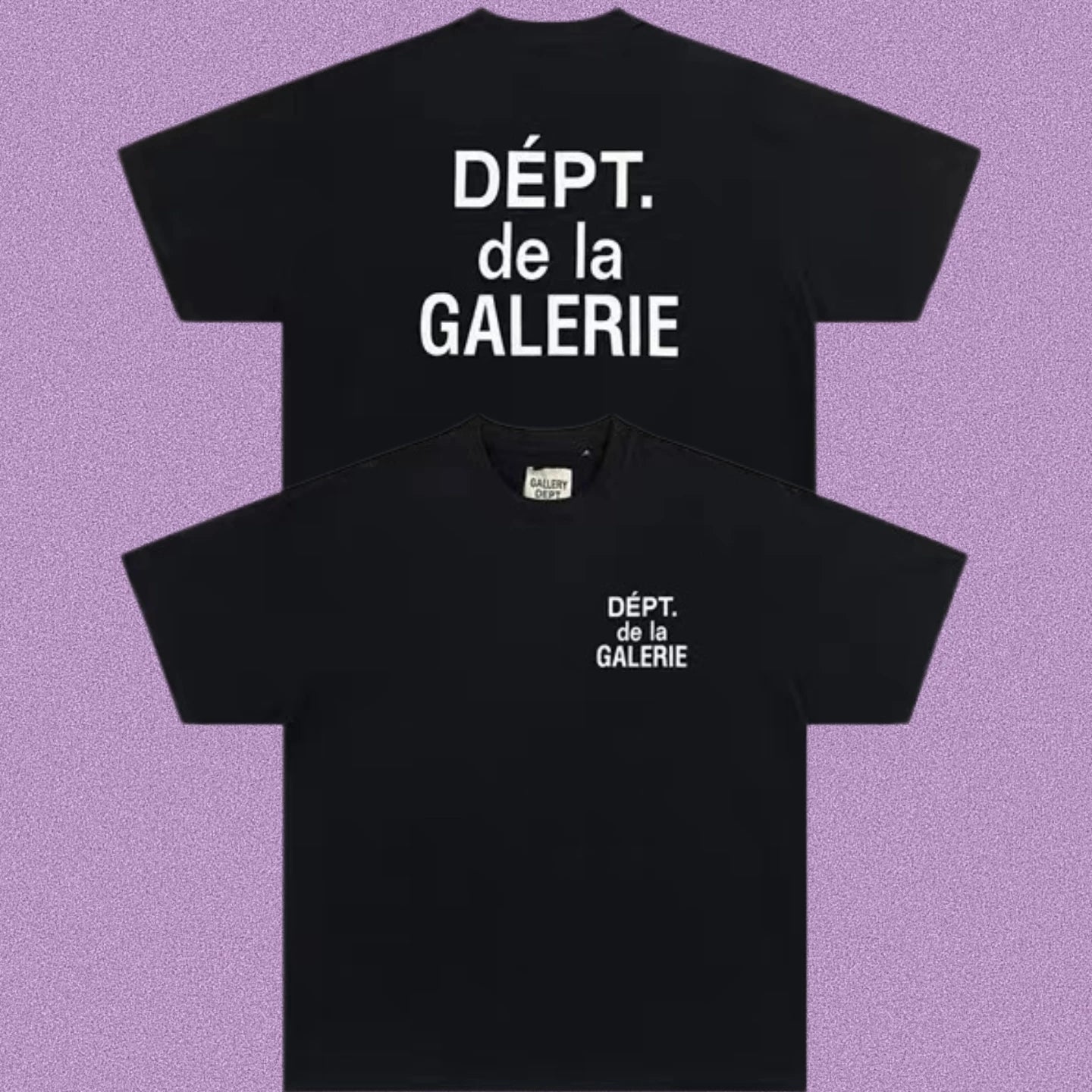Gallery Dept. DÉPT. de la GALERIE Short Sleeve T-Shirt - Black/White