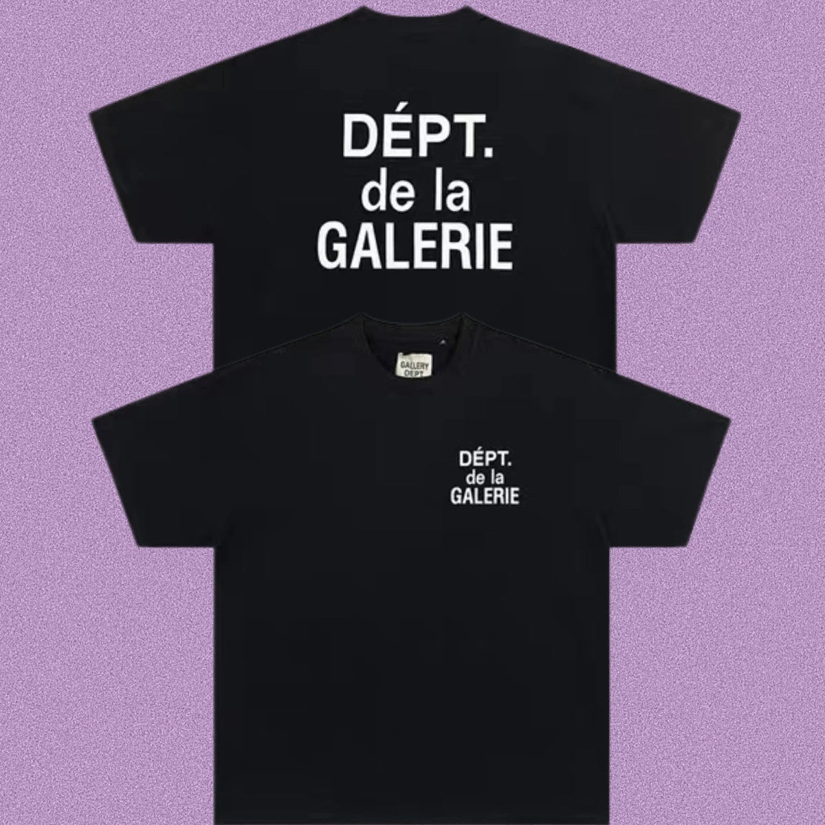 Gallery Dept. DÉPT. de la GALERIE Short Sleeve T-Shirt - Black/White