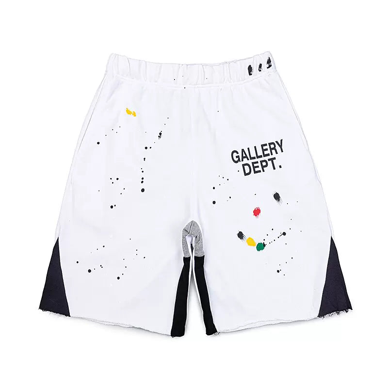 Gallery Dept. Paint Splatter Logo Casual Sweatshorts