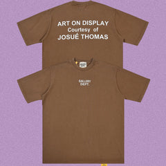 Gallery Dept. Art On Display Short Sleeve T-Shirt - Brown