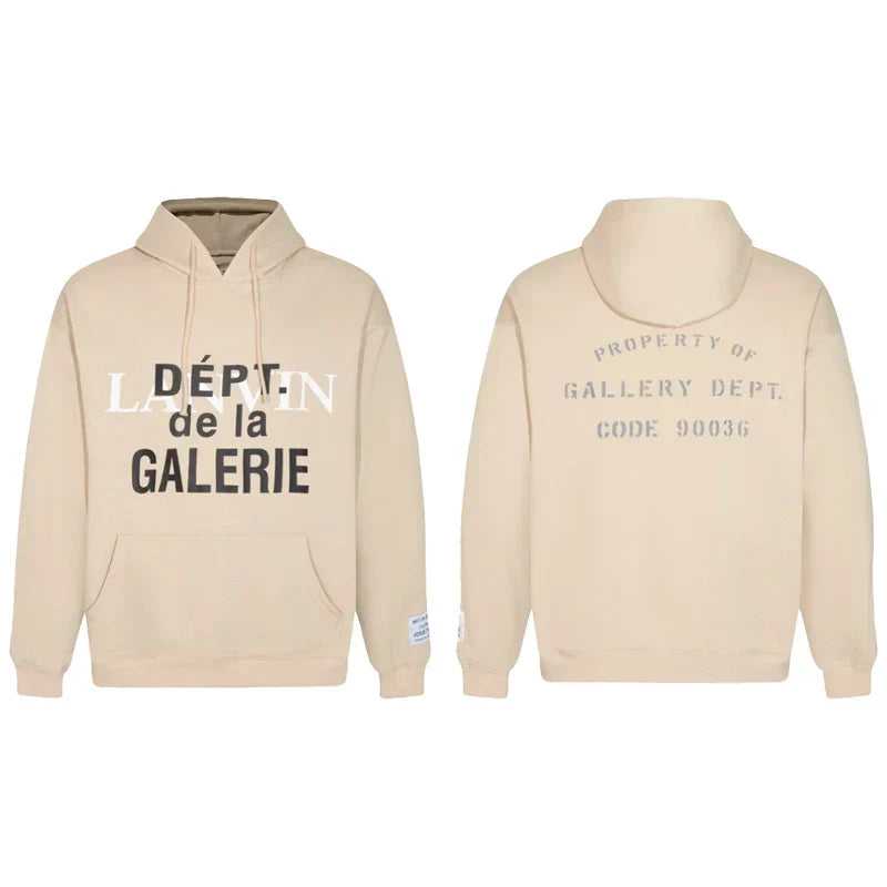 Gallery Dept x Lanvin Beige Hoodie