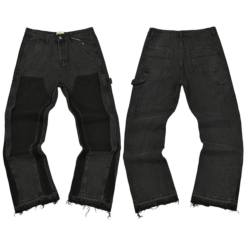 Gallery Dept. Contrast Side Panel Utility Cargo Pants