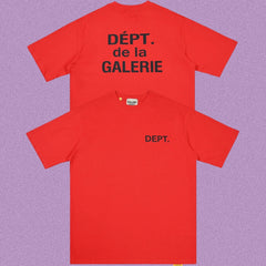 Gallery Dept. DÉPT. de la GALERIE Short Sleeve T-Shirt - Red/Black