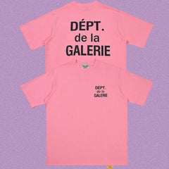 Gallery Dept. DÉPT. de la GALERIE Short Sleeve T-Shirt - Pink/Black
