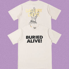 Gallery Dept. Buried Alive Short Sleeve T-Shirt - Cream