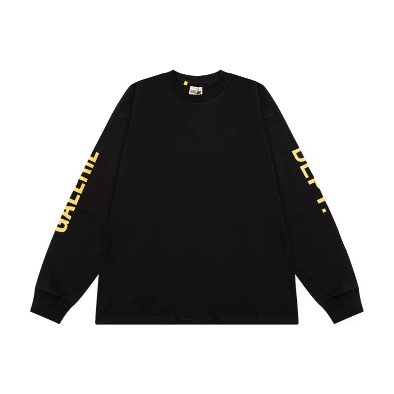 Gallery Dept. Sleeve Logo Graphic Long Sleeve T-Shirt - Black