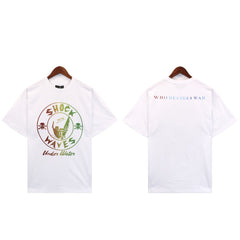 Who Decides War Shock Waves Graphic T-Shirt - White
