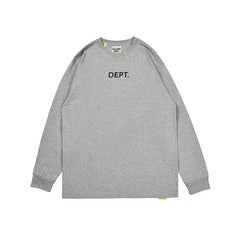 Gallery Dept. Minimalist DEPT. Logo Long Sleeve T-Shirt - Light Grey