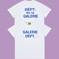Gallery Dept. Galerie Dépt. Short Sleeve T-Shirt - White/Blue