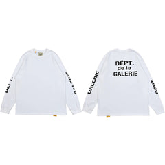 Gallery Dept. Sleeve Print DÉPT. de la GALERIE Long Sleeve T-Shirt - White/Black
