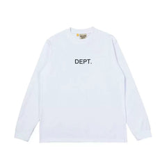 Gallery Dept. Minimalist DEPT. Logo Long Sleeve T-Shirt - White