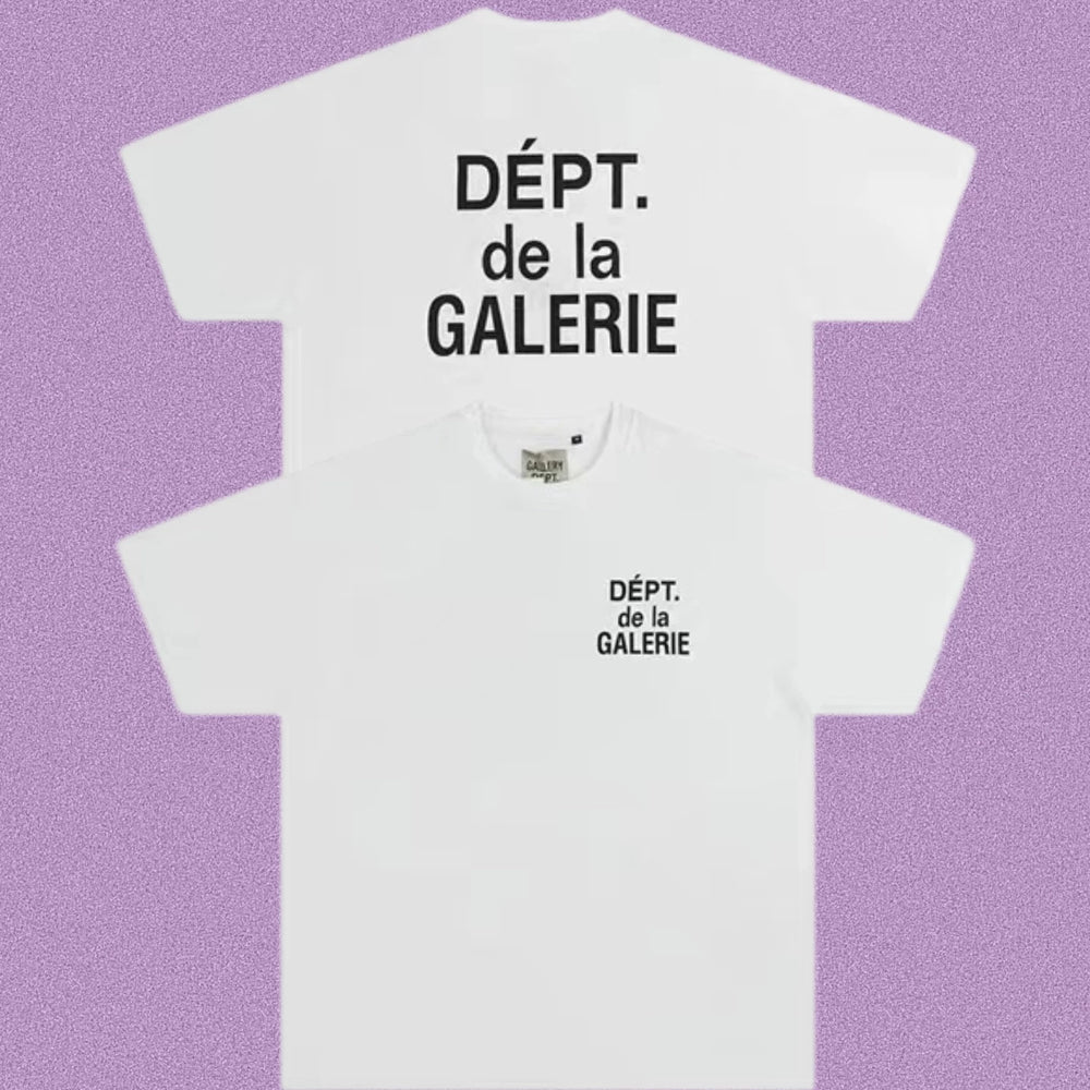 Gallery Dept. DÉPT. de la GALERIE Short Sleeve T-Shirt - White/Black