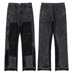 Gallery Dept. Vintage Distressed Straight-Leg Denim Jeans