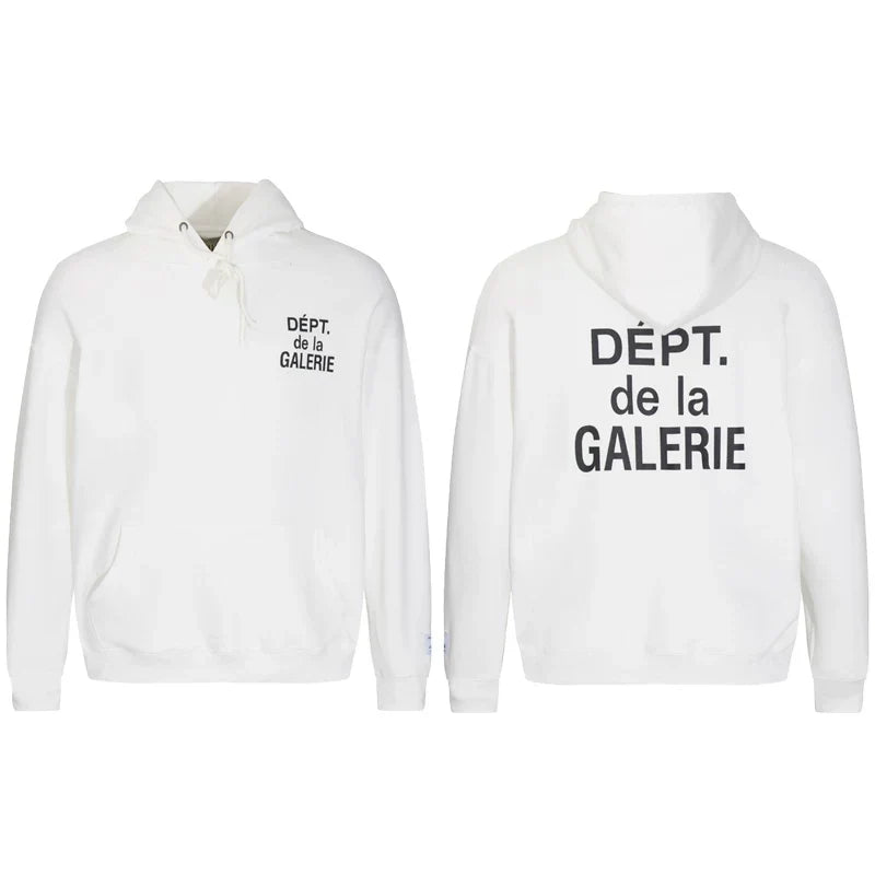 Gallery Dept Dept de la Galerie White Hoodie